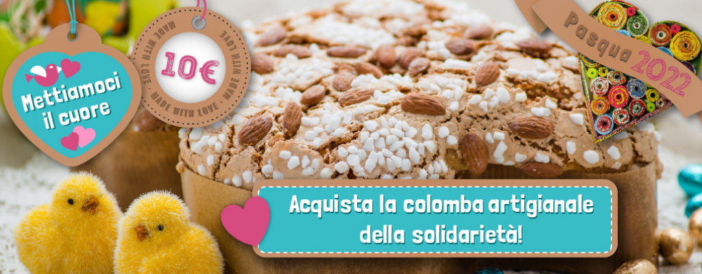 A Pasqua sostieni Binario 95 con la colomba artigianale della solidarietà